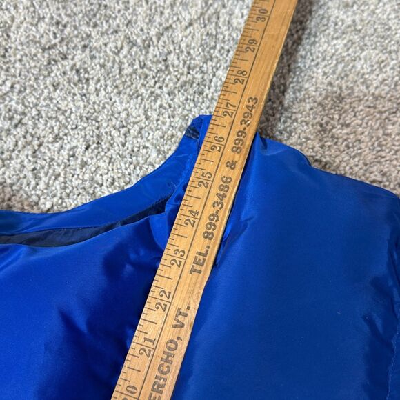 Lands End Puffer Vest Mens XL Blue Down Insulated Water Resistant 600 Fill - Picture 6 of 6